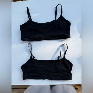 Quince Black Bralette Set